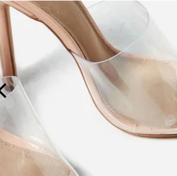 SOLD! Perpex Nude Heels - Picture 6 of 6